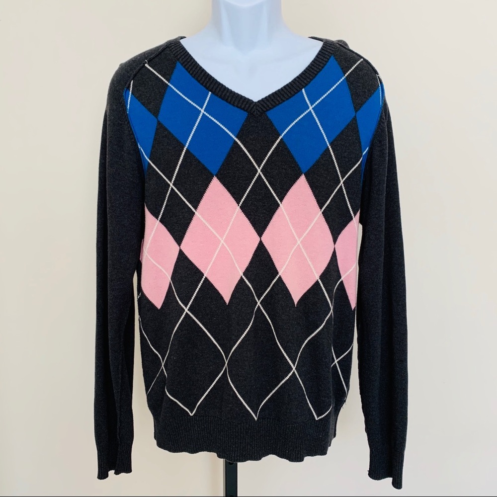 Men’s Argyle Style Sweater